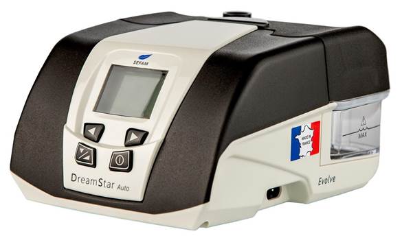 AutoCPAP Sefam DreamStar Auto Evolve автоматический CPAP аппарат